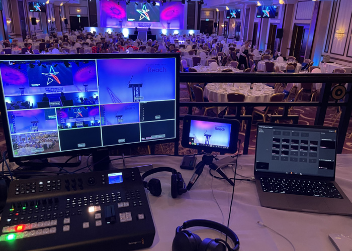 Vision mixing during the FSB Awards using ATEM and multicamera setup